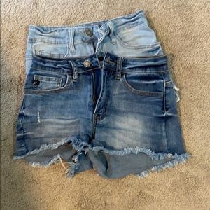 BUNDLE OF TWO KANCAN JEAN SHORTS